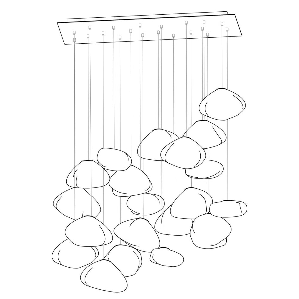 Random 73 Glass Pendant Light - Image 104