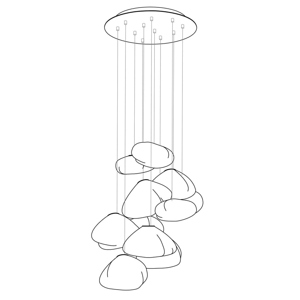 Random 73 Glass Pendant Light - Image 90