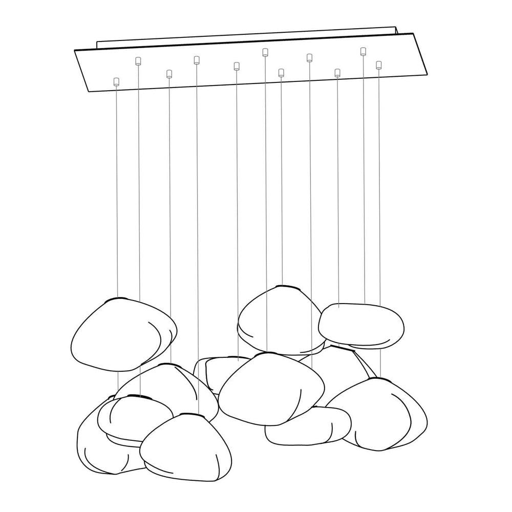 Random 73 Glass Pendant Light - Image 91
