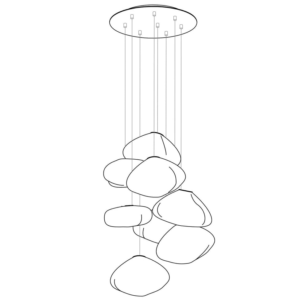 Random 73 Glass Pendant Light - Image 92