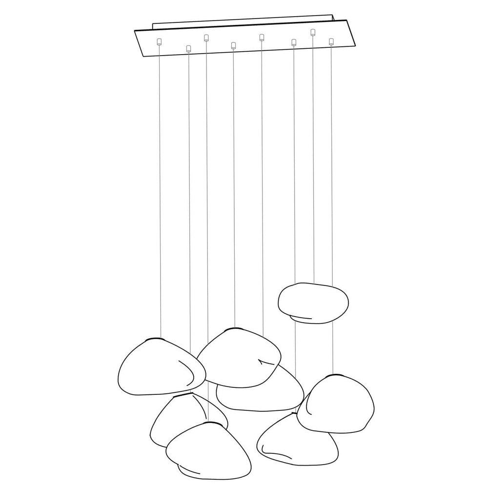 Random 73 Glass Pendant Light - Image 93