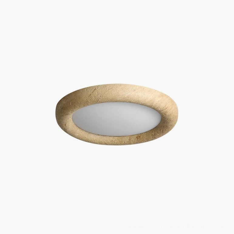 40cm compact stone ceiling light ideal for small bedrooms hallways and powder rooms