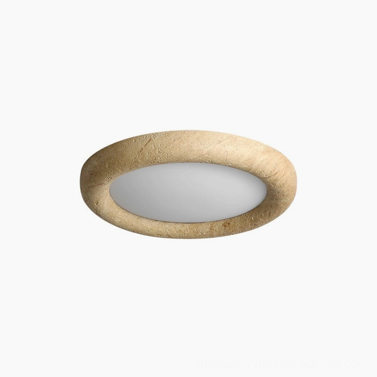 50cm mid-size stone ceiling light perfect for bedrooms and living rooms modern design