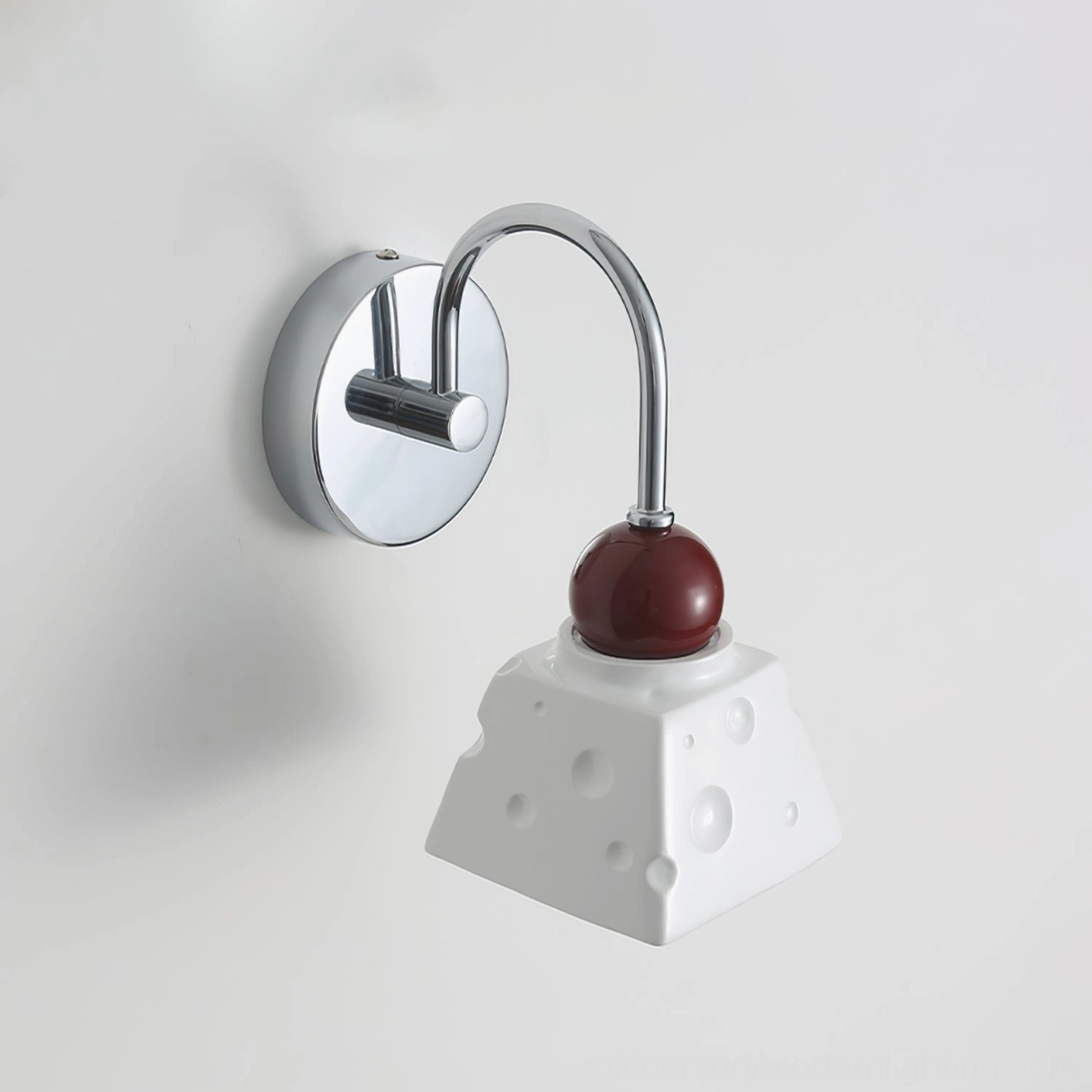 Alma resin diffuser wall light, soft illumination ambient lighting performance