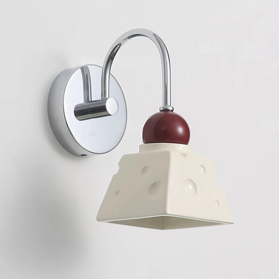 Alma compact wall mounted sconce, Scandinavian minimalist design aesthetic