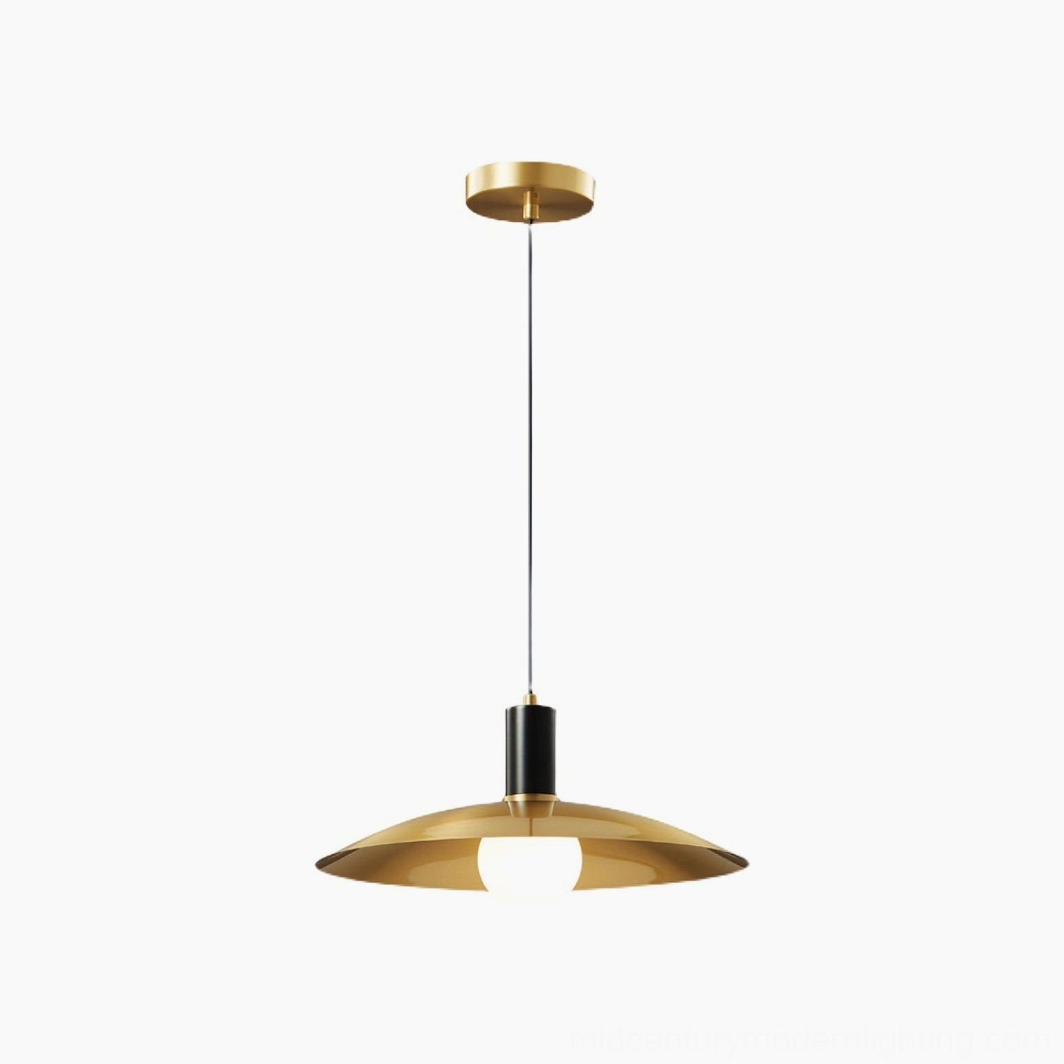 Aplomb pendant light fixture profile, minimalist architectural lighting design