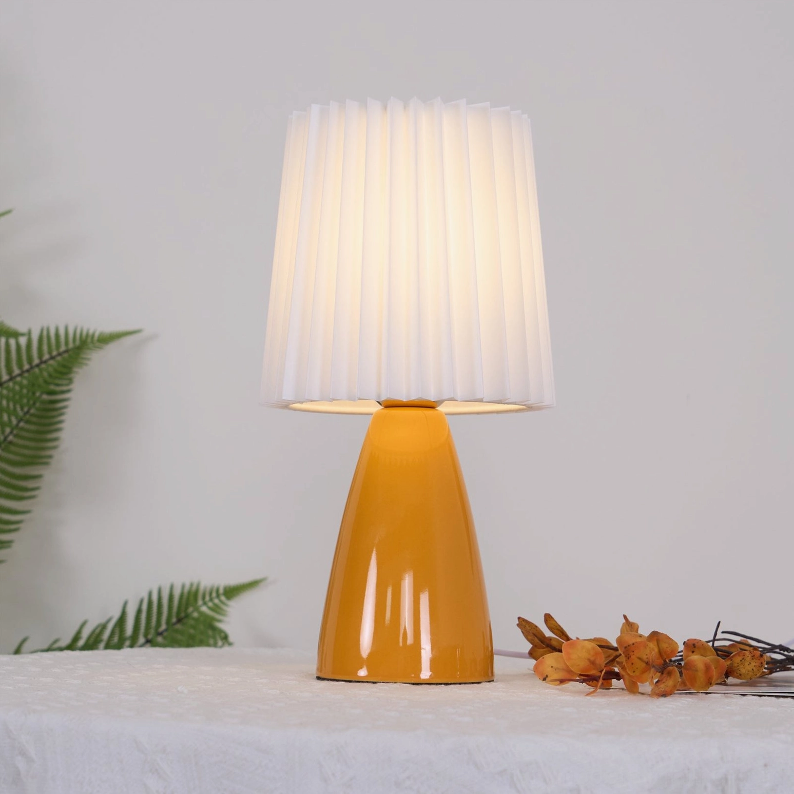 Apollo ceramic table lamp design focus, contemporary Scandinavian style