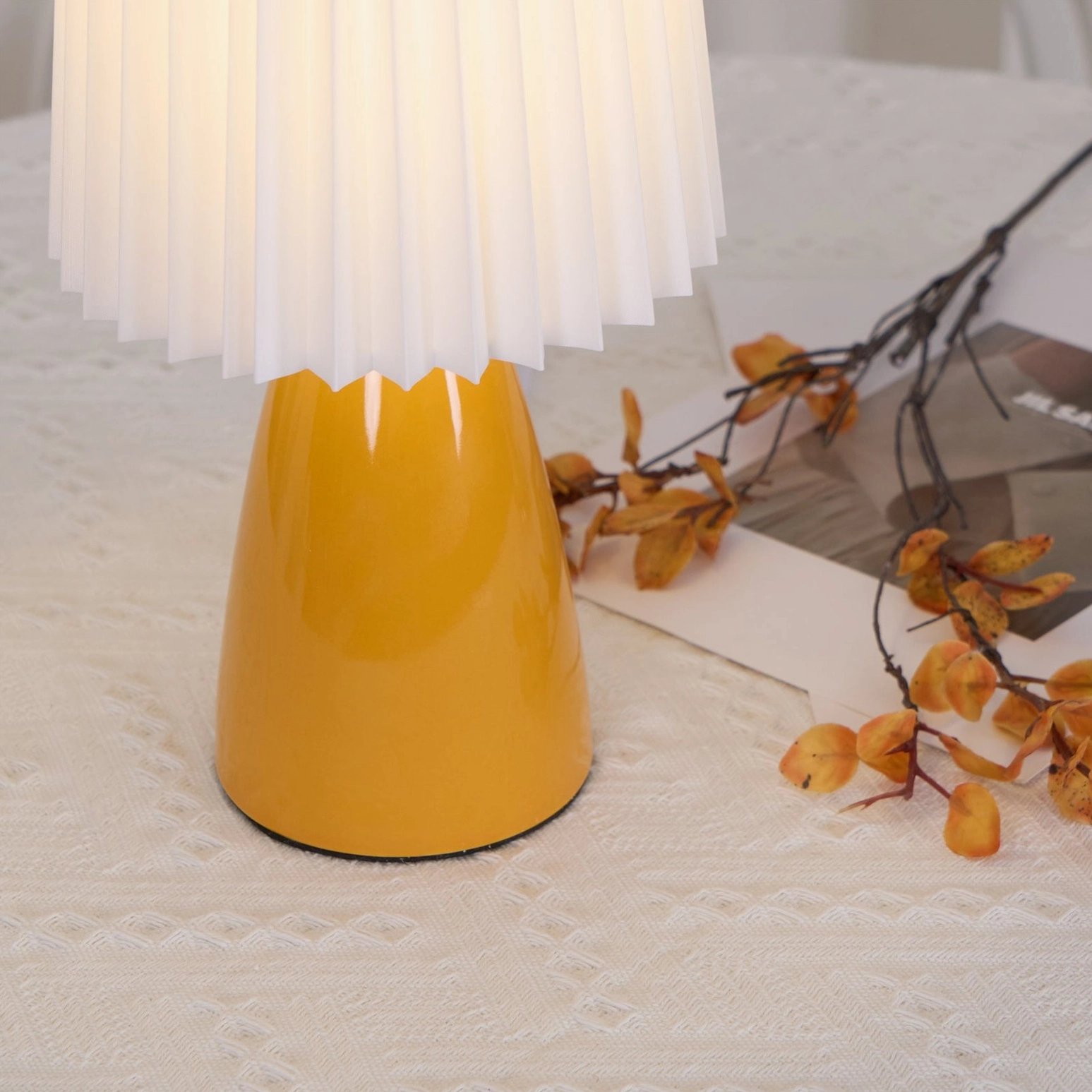 Apollo table lamp product lifestyle shot, modern home interior