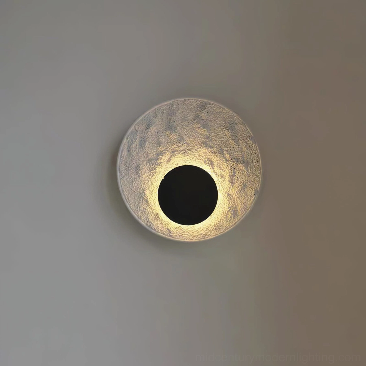 Apollo lunar wall lamp dimmer compatibility warm cool light temperature options demonstrated