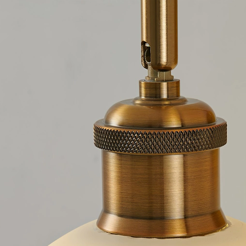 Arren wall lamp modern sculptural form with ribbed dome shade in transitional interior design