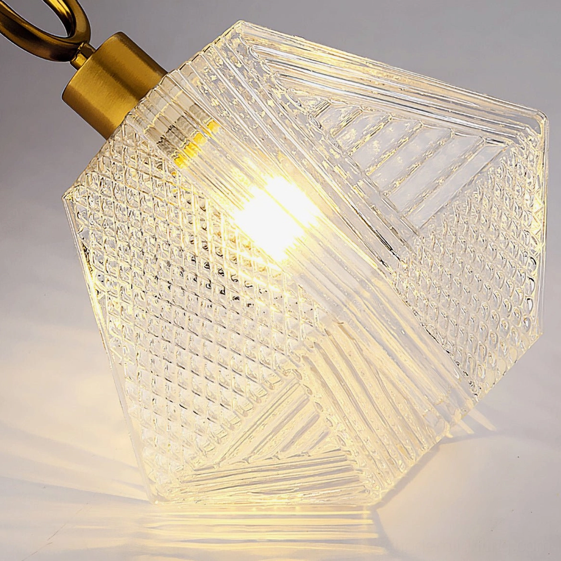 Art Deco ceiling light in contemporary home interior design setting