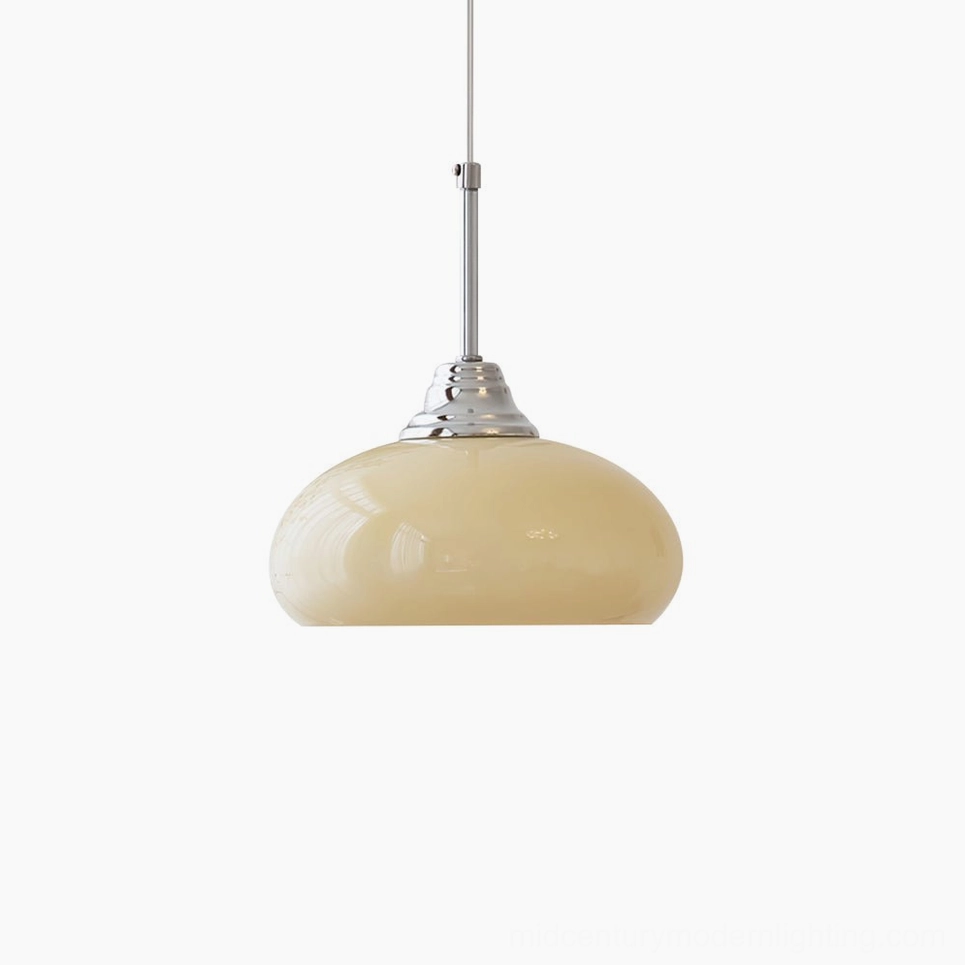 Bell Pendant Light studio photography showing complete fixture with wire and mounting components