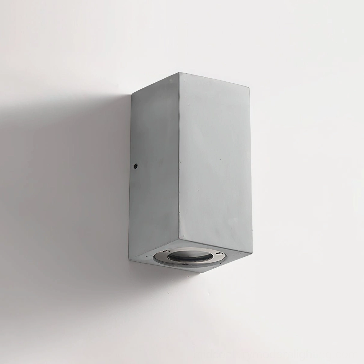 Bentu minimalist wall sconce grey concrete geometric form modern architectural lighting fixture