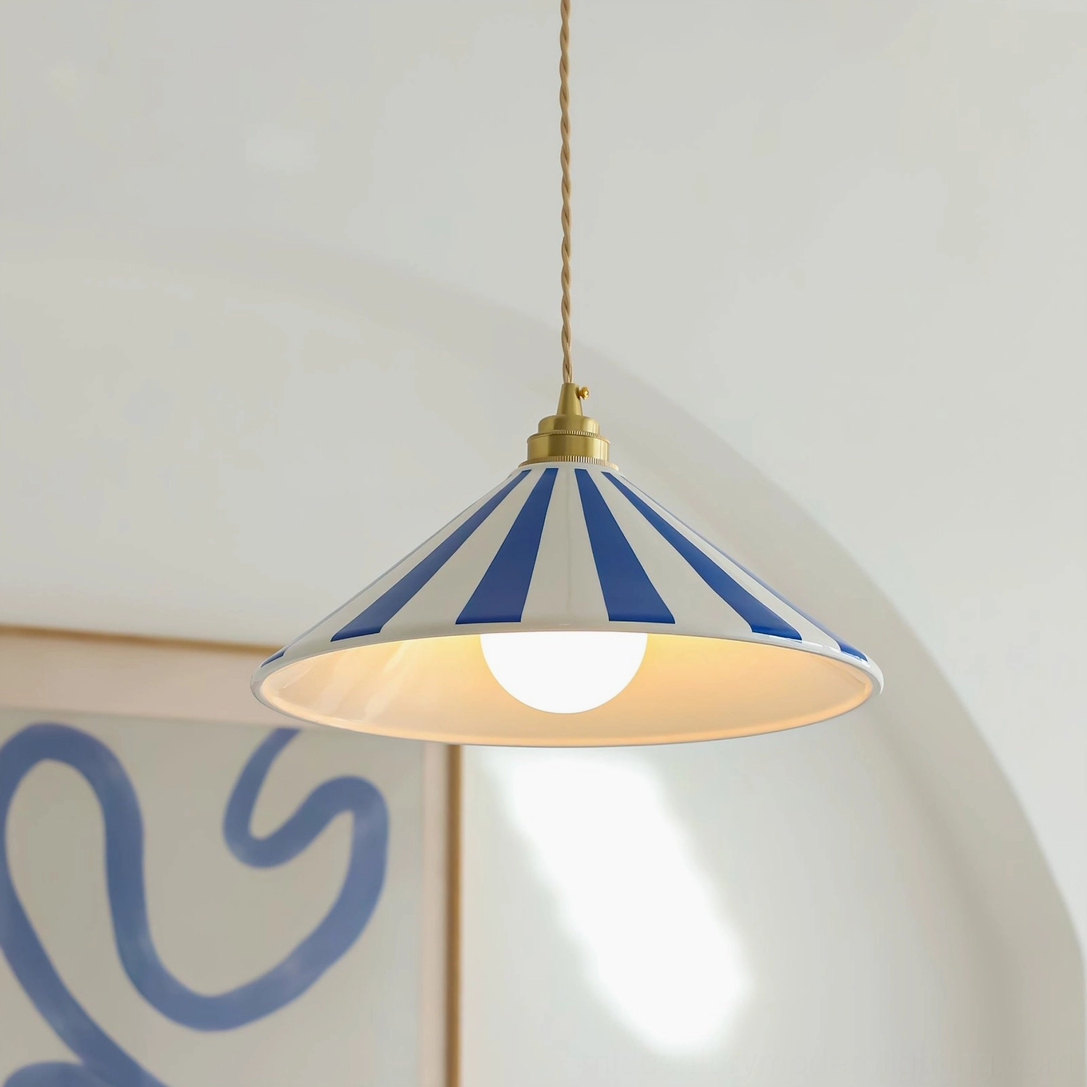 Bobine mid-century pendant light statement piece for modern homes