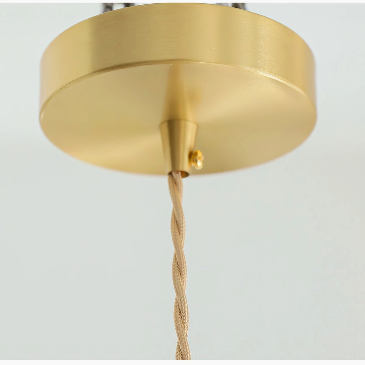 Bobine striped cone pendant light illustrating design craftsmanship