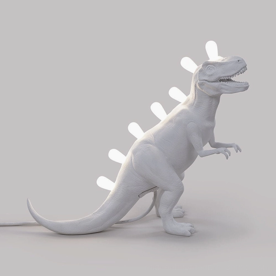 Brachiosaurus dinosaur table lamp model variant, 12.2 inch height design