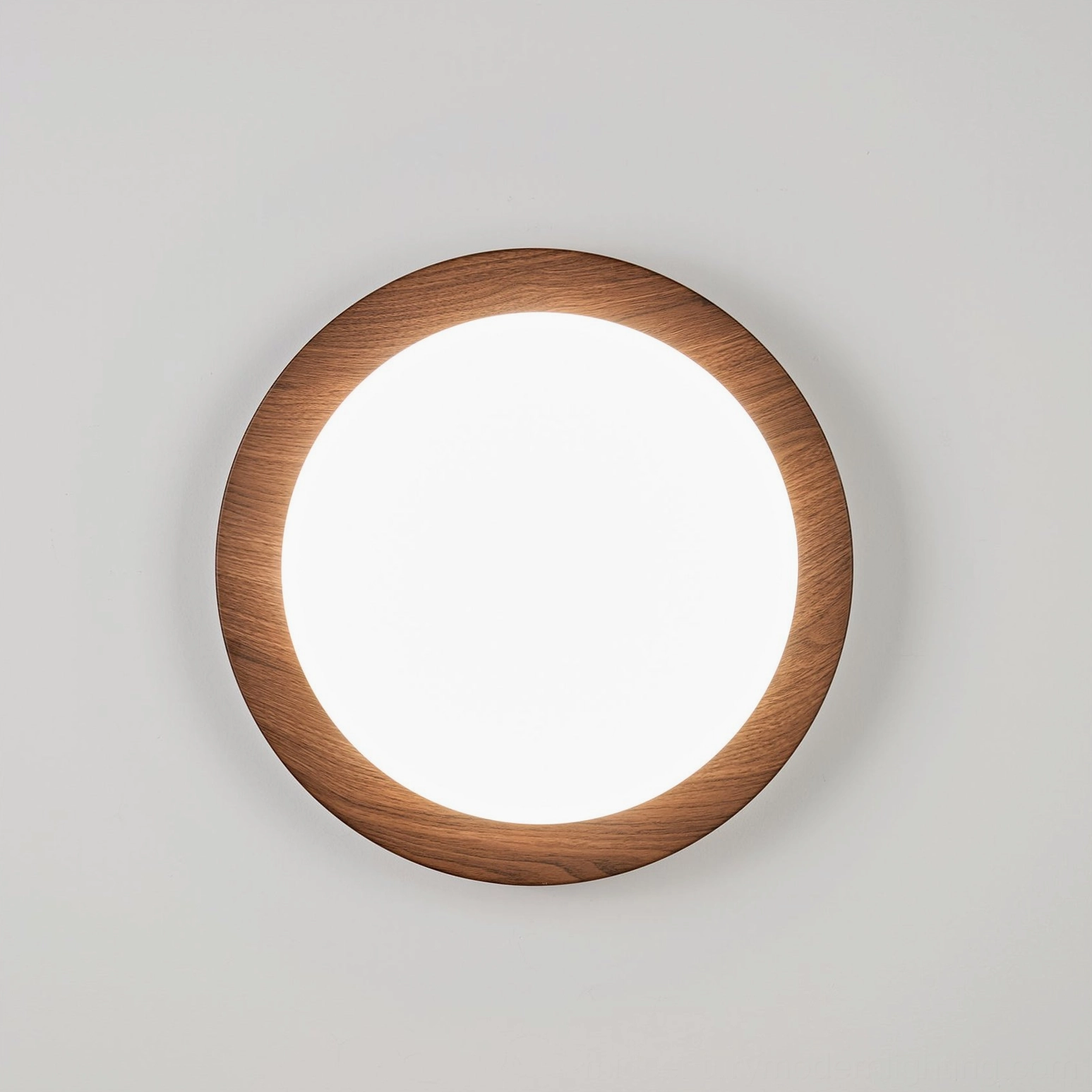 Bromo walnut mid-century modern ceiling light product photography showcasing design and craftsmanship