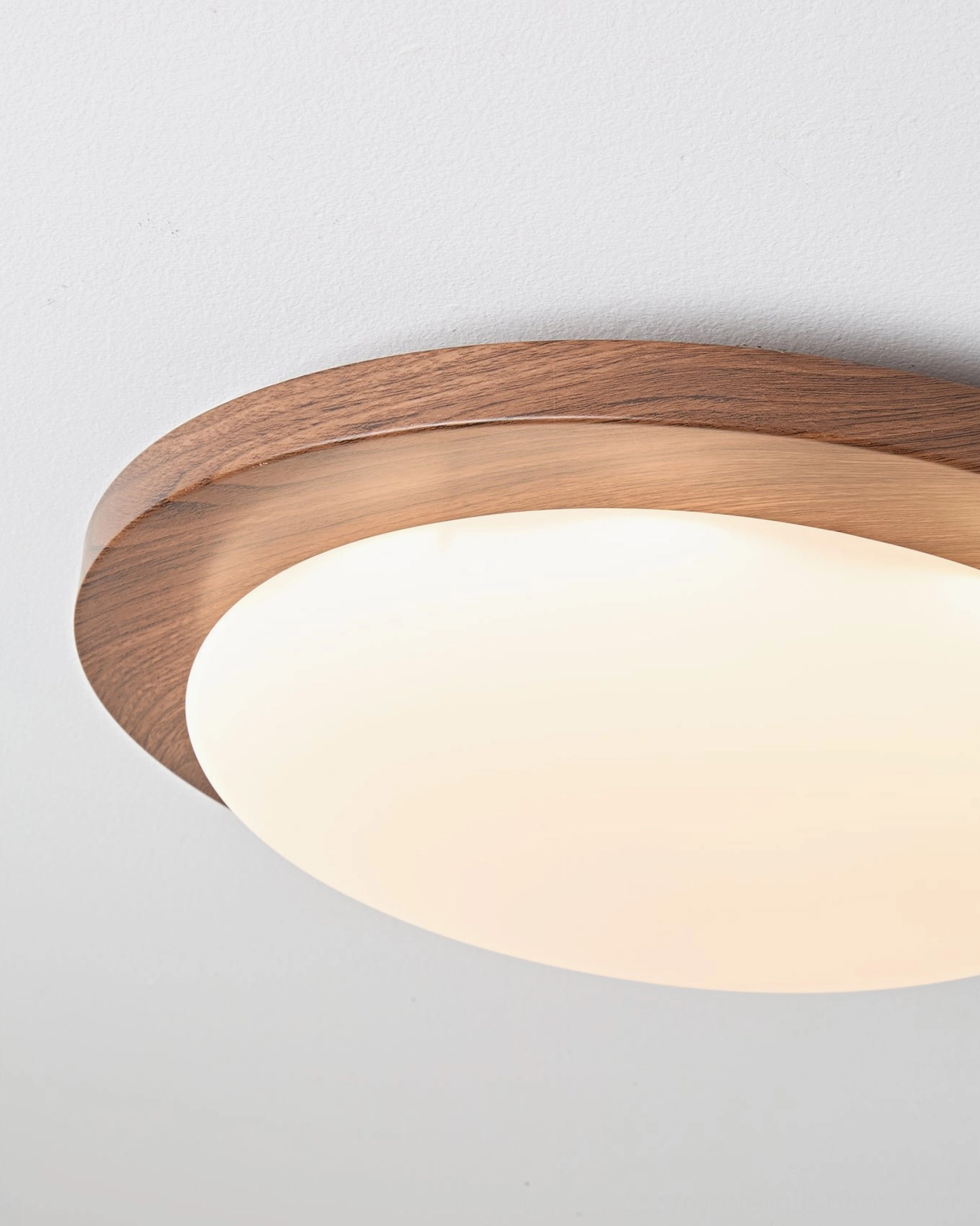Bromo ceiling fixture installed in scandinavian interior design with light woods and minimalist furnishings