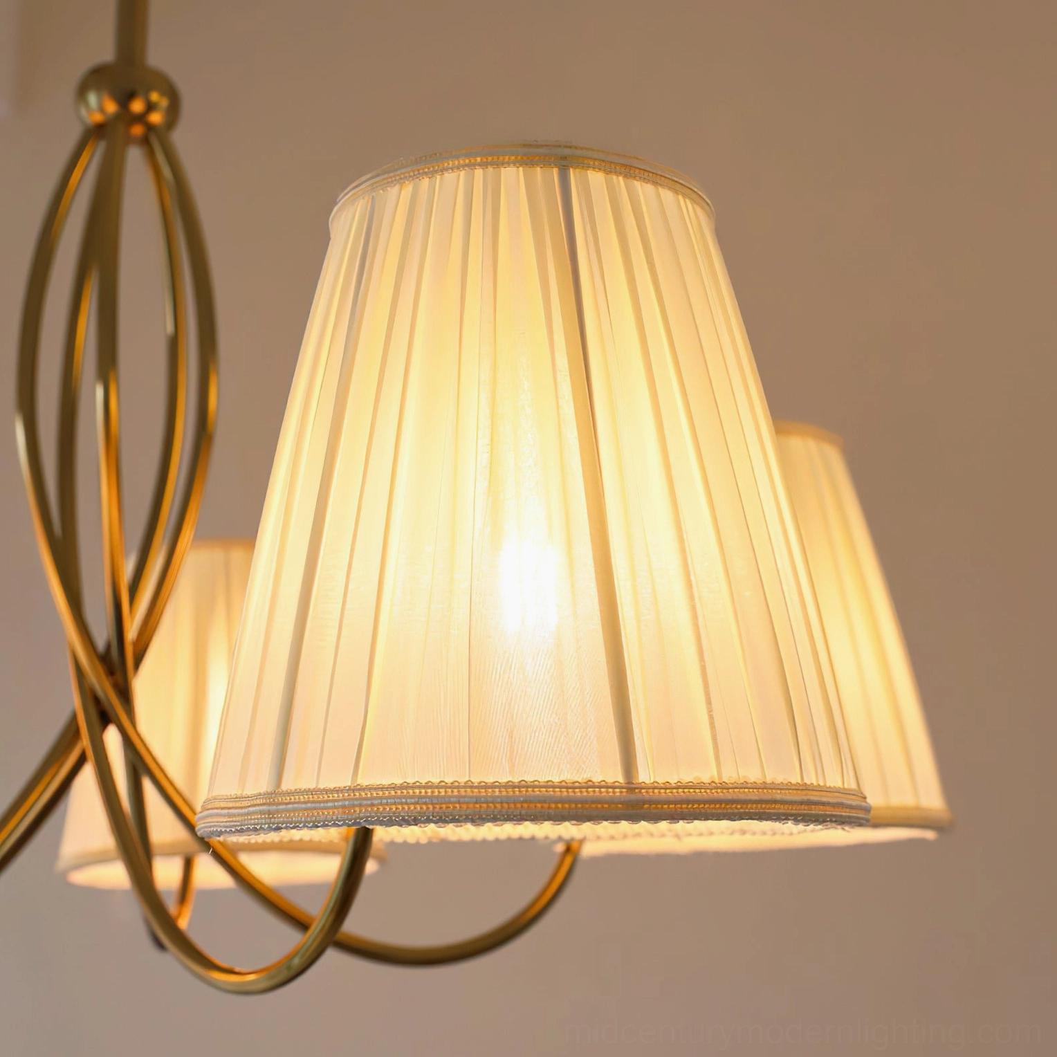 Calistoga 5-light chandelier in contemporary home interior, demonstrating versatile design application