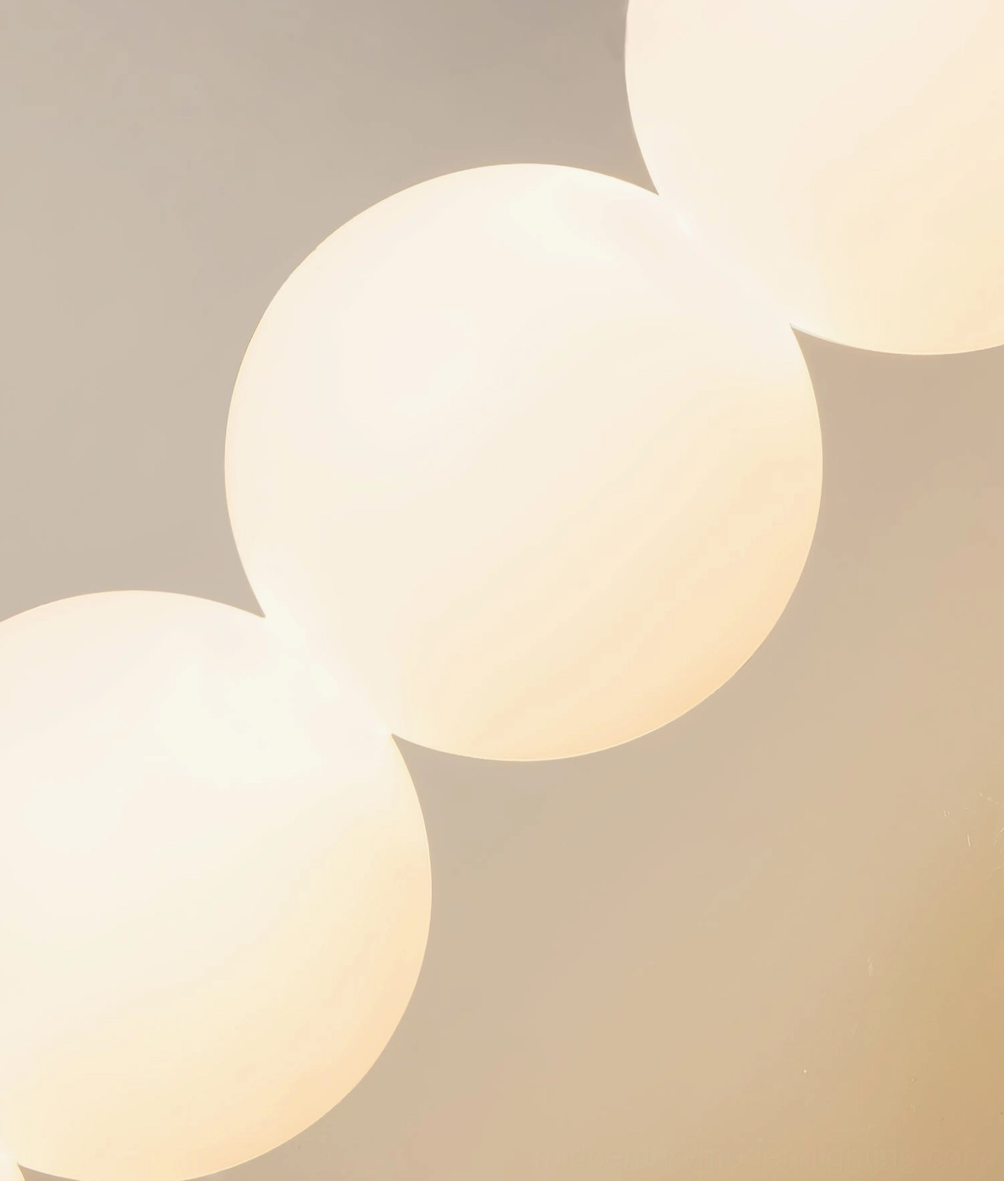 Candied Haws wall sconce side profile showing depth and glass sphere arrangement