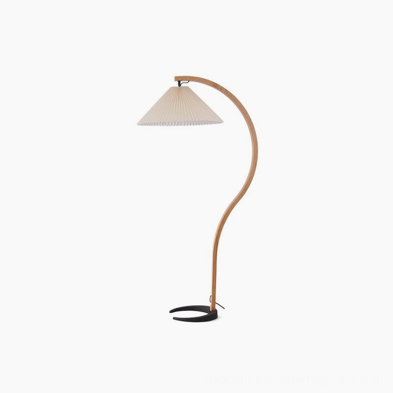 Caprani floor lamp beige shade variant warm earthy interior design styling
