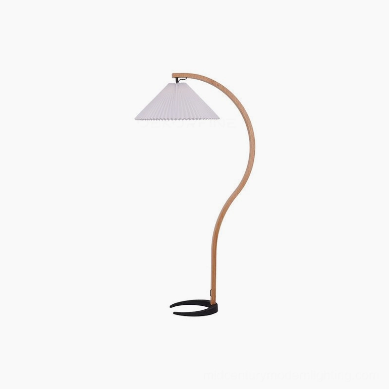 Caprani floor lamp in farmhouse interior with rustic and bohemian design elements