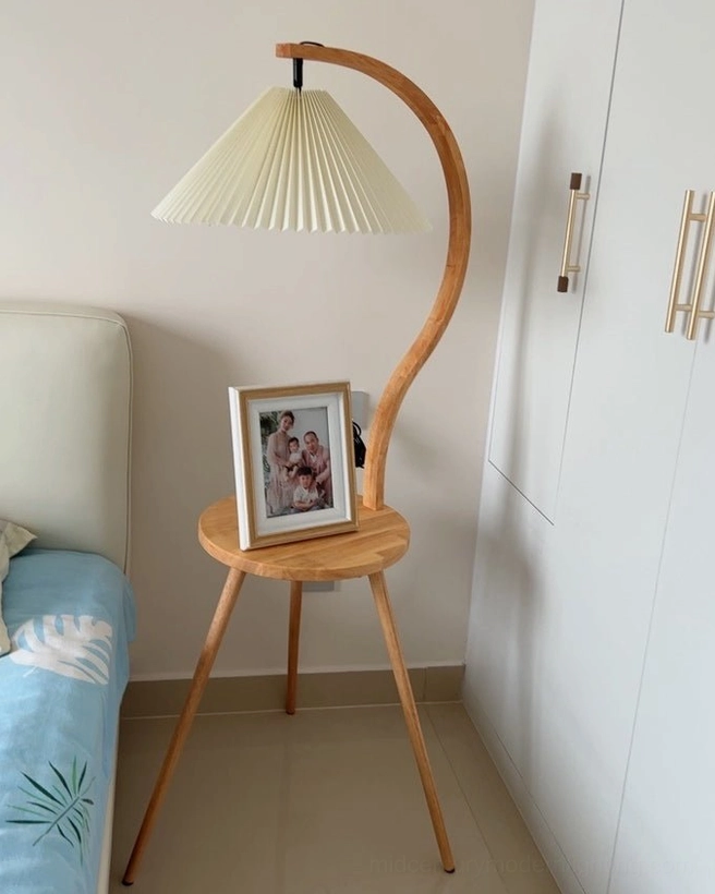 Caprani floor lamp in modern home office providing task and ambient lighting functionality