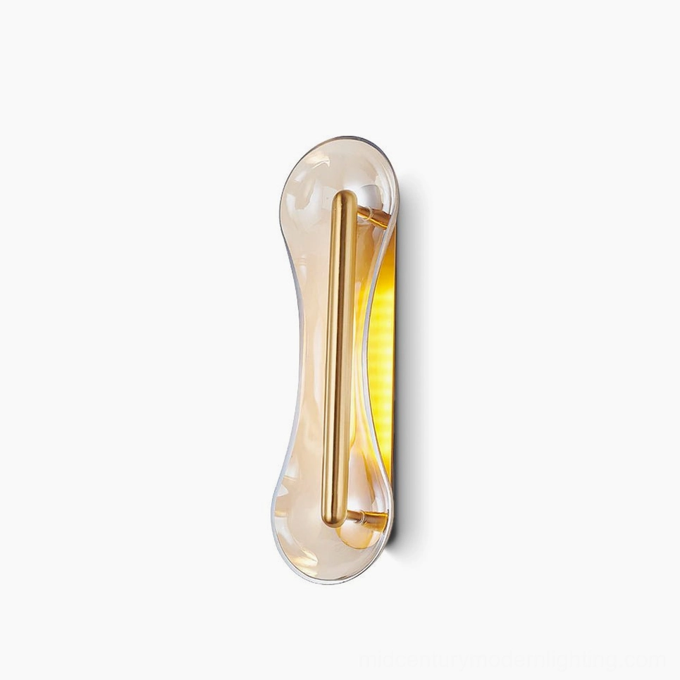 Cell Wall Lamp artistic lighting sculpture front view modern geometric design mid-century inspired aesthetic