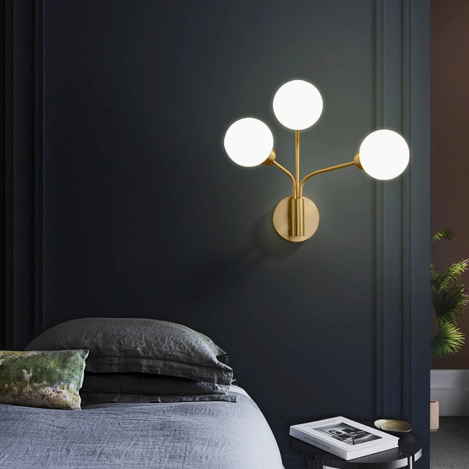 Chelso mid-century modern wall lamp lounge area accent lighting design