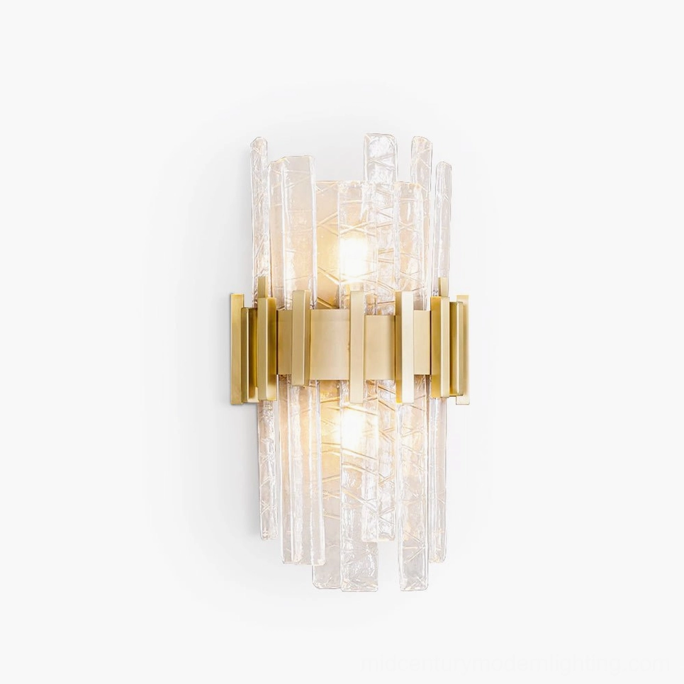 Luxury modern wall lamp featuring sculptural design and ambient light diffusion