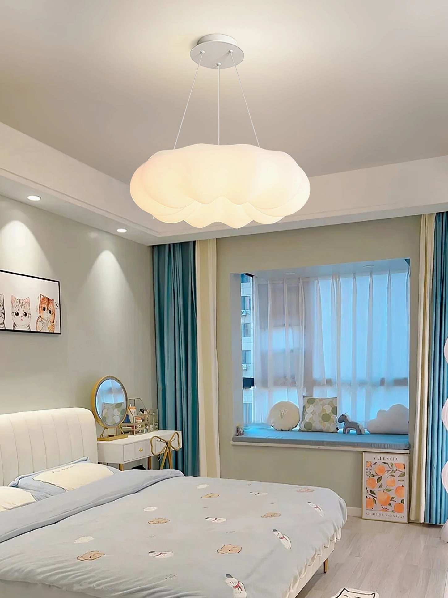 Cloud Kumo pendant lamp elegant contemporary room fixture