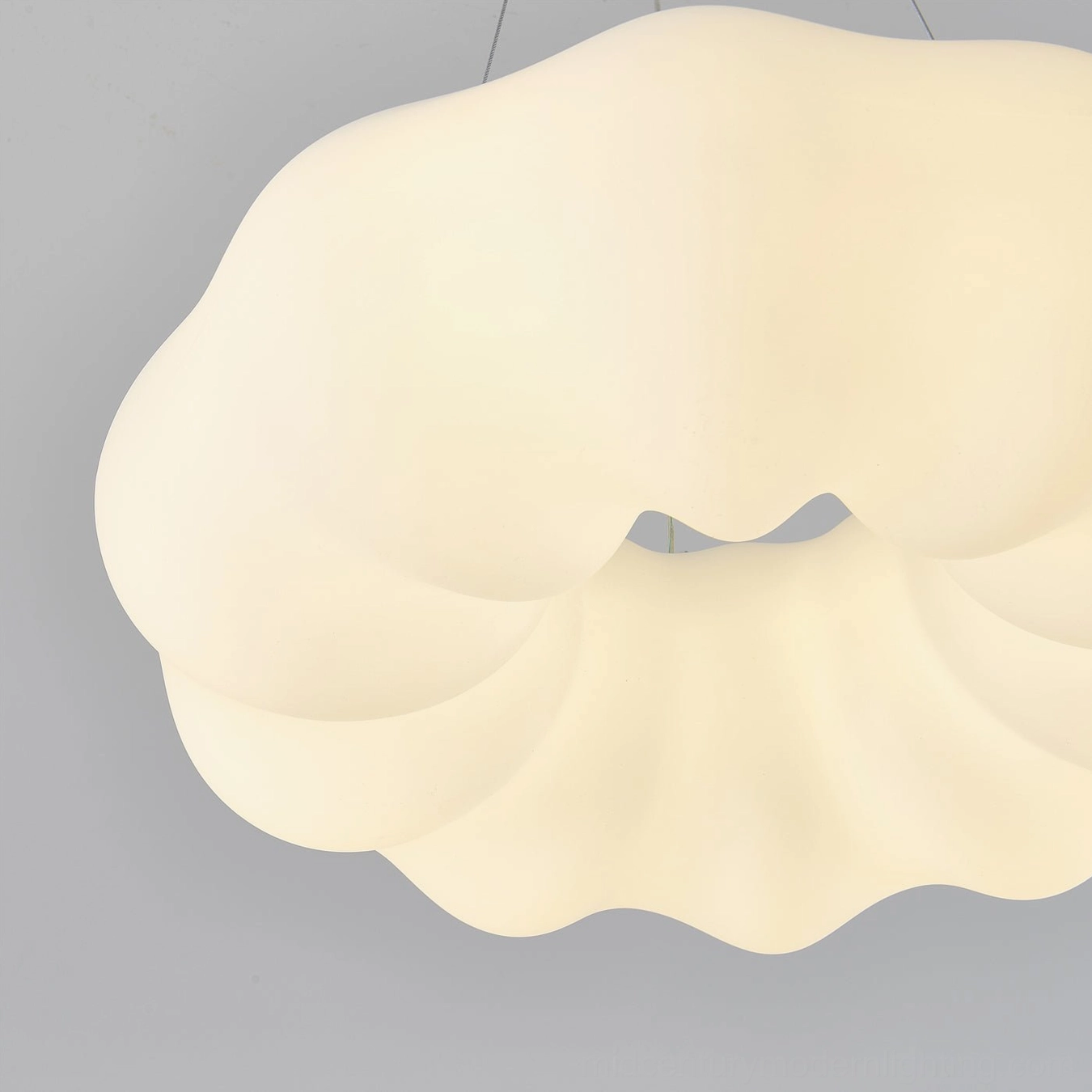 Cloud Kumo hanging light fixture soft ambient room illumination