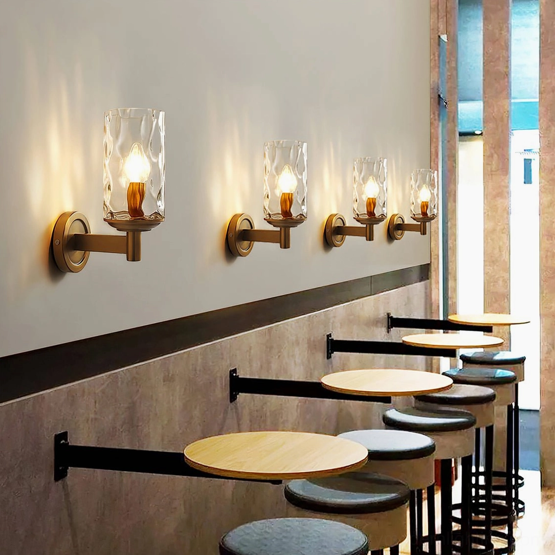 Devora wall sconce in modern bedroom ambient lighting installation