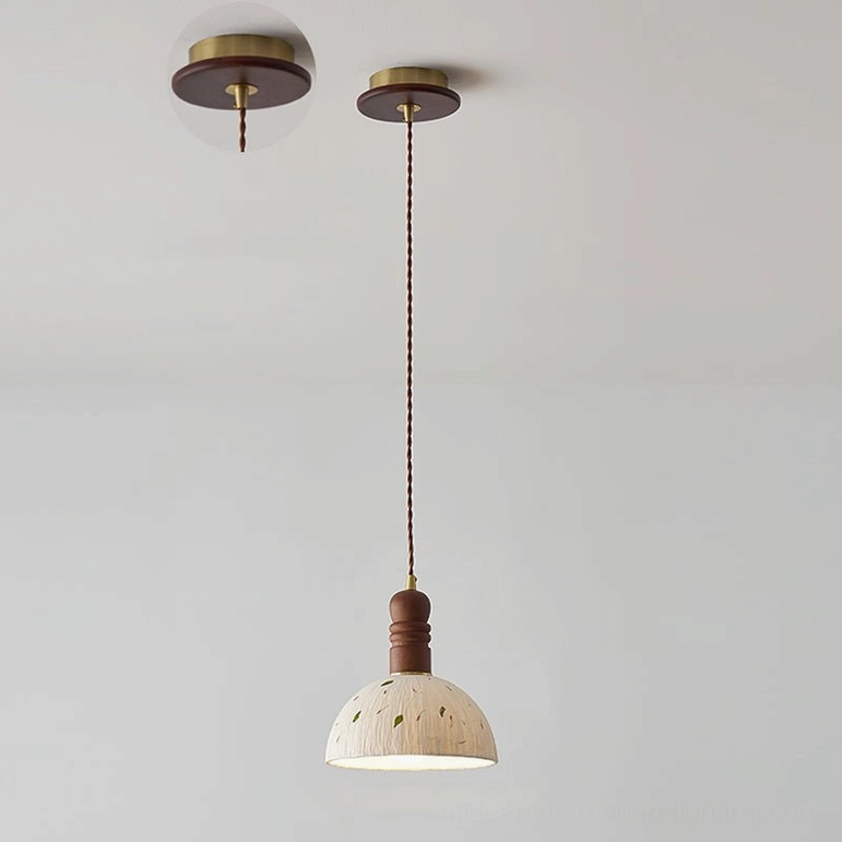 Small Diana paper pendant light available in multiple sizes from 20cm to 35cm diameter