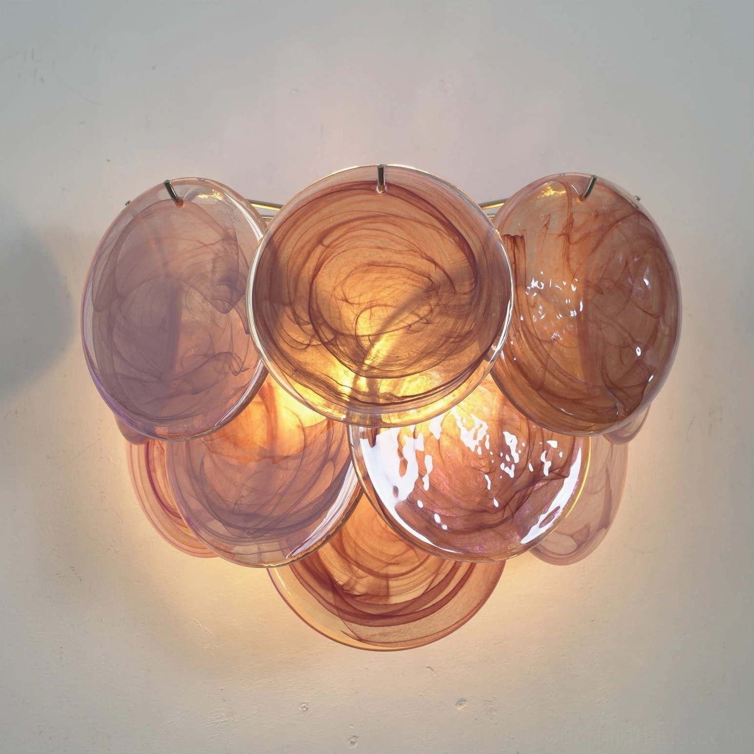 Disc wall lamp specifications and sizing guide, architectural dimensions reference