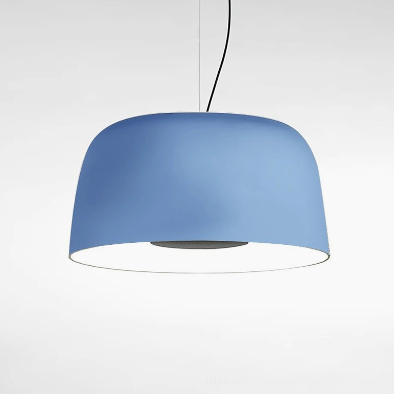 Djembe pendant lamp in deep black matte finish for industrial and loft style interiors