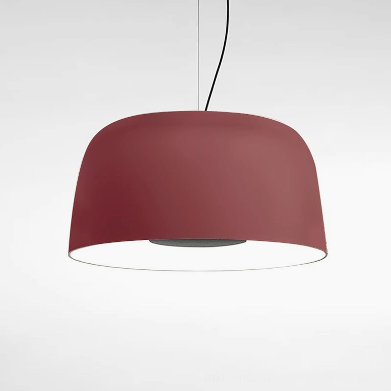 Djembe pendant light showing all available color options arranged for comparison