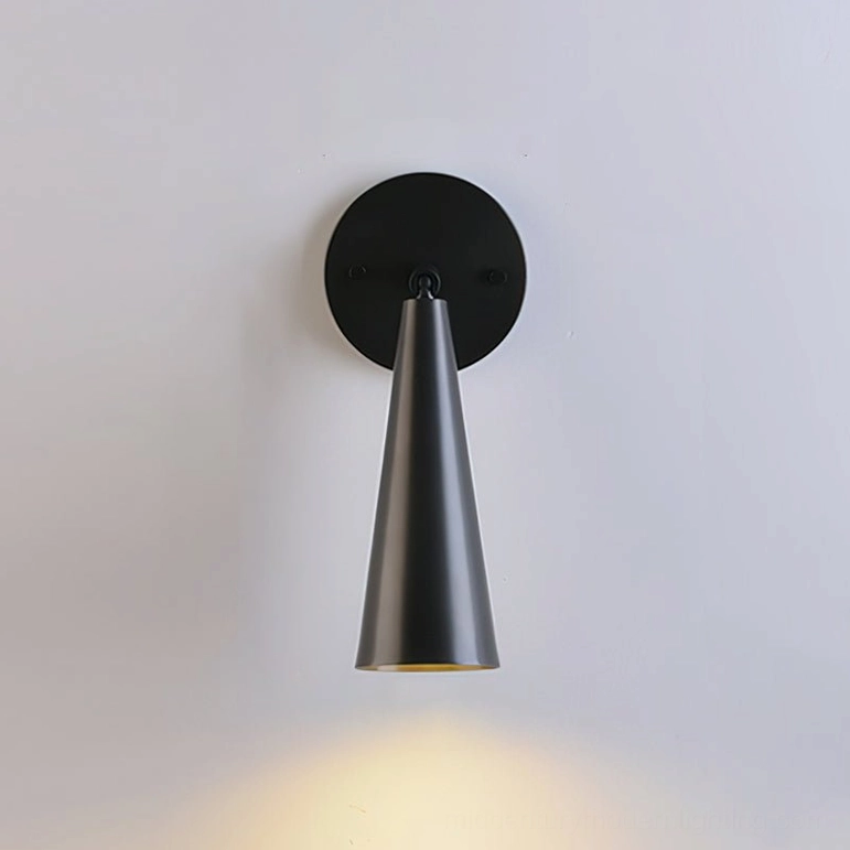 Donna swivel sconce black finish variant with adjustable tilting mechanism