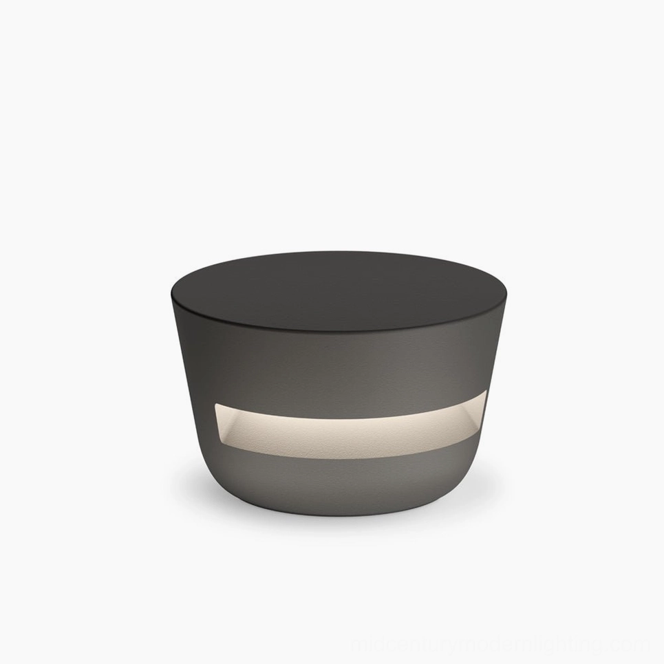 Dots wired outdoor table lamp - contemporary minimalist design with integrated LED warm white illumination