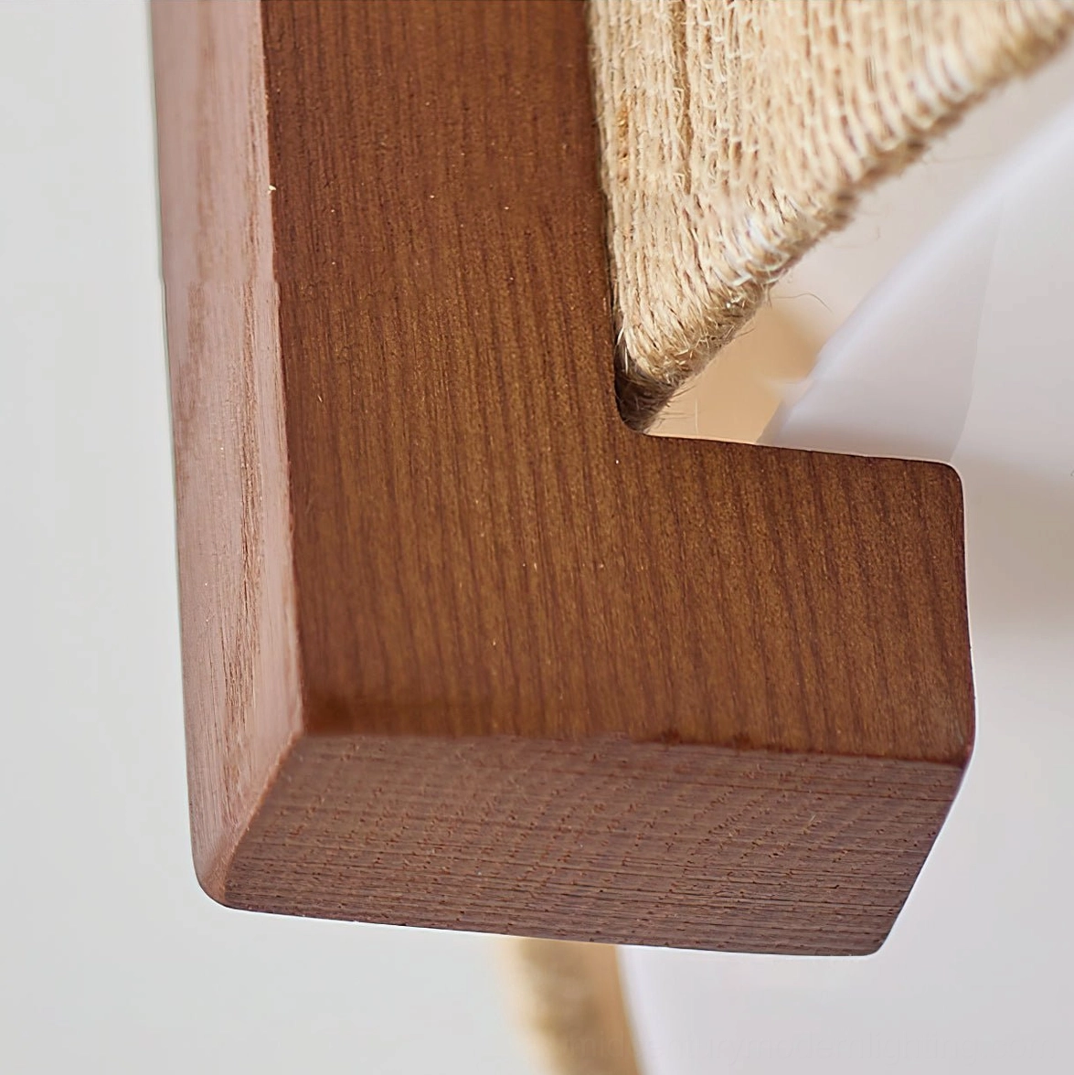 Euluna warm wood ceiling fixture with linen diffuser delivering soft comfortable lighting for living spaces