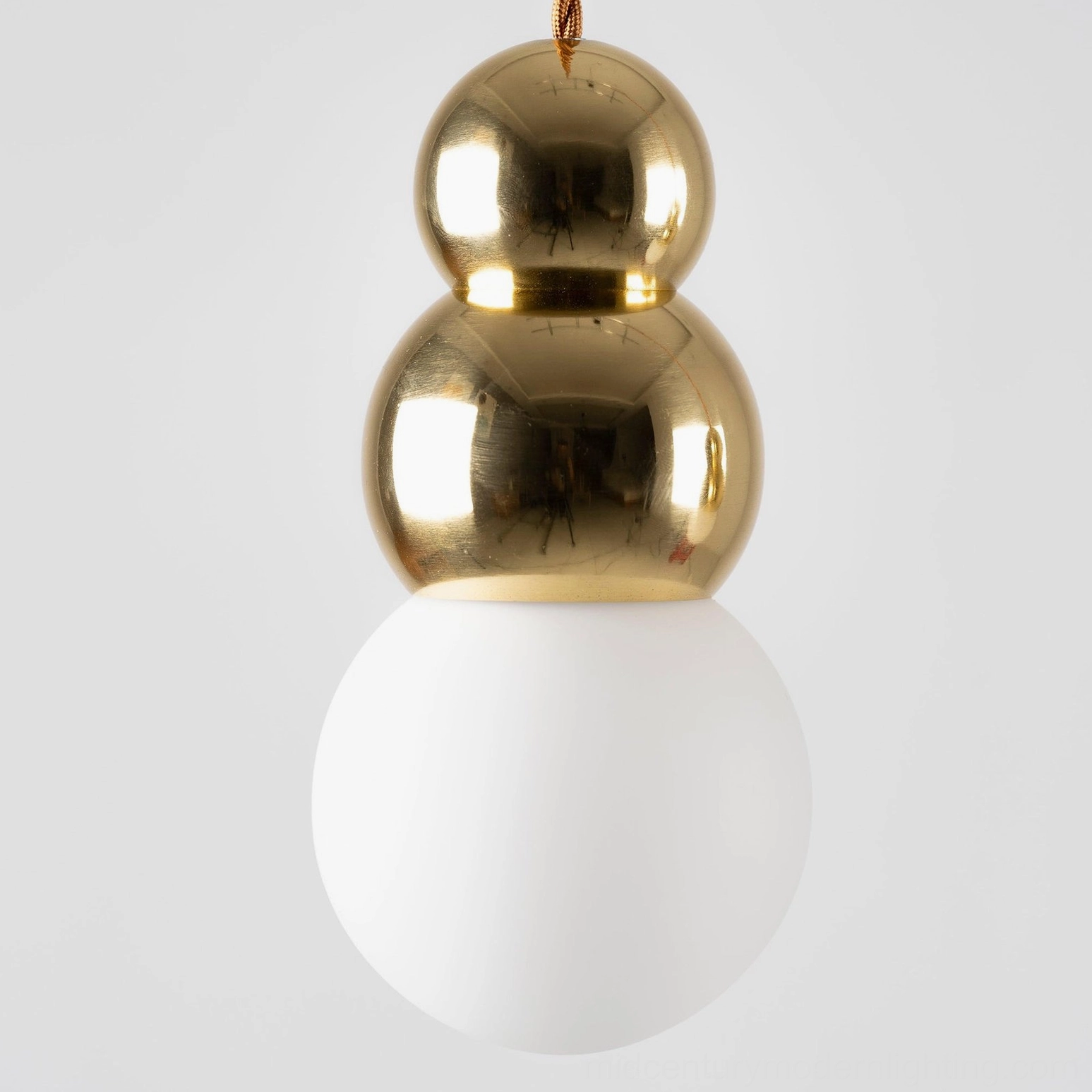 Five-head ball pendant light configuration, large sculptural lighting installation for contemporary spaces