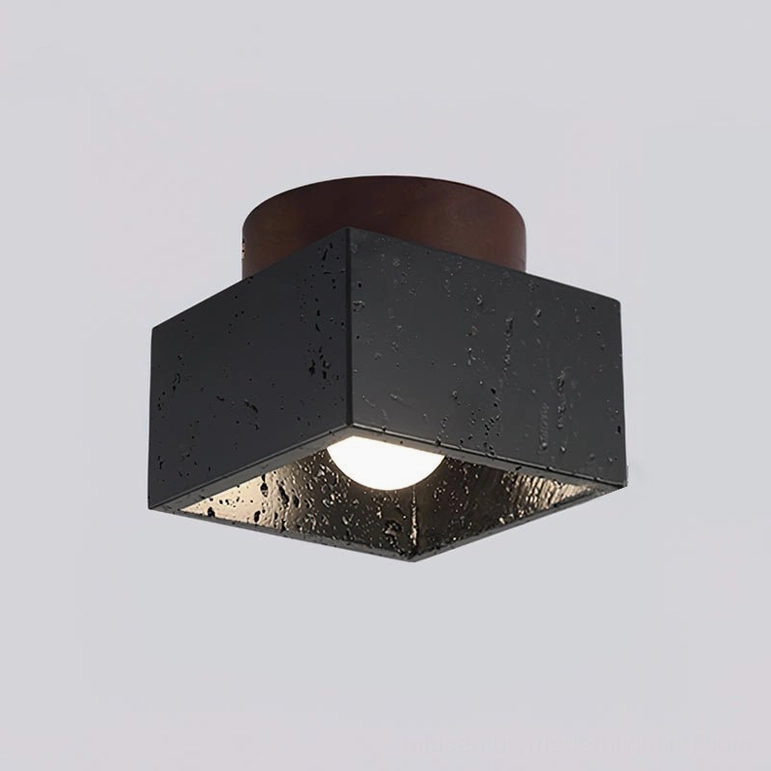 Gaila black walnut travertine ceiling light color finish option modern home lighting solution