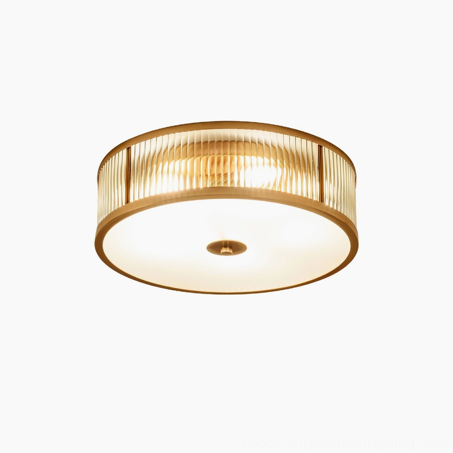 Geneva ceiling fixture in Scandinavian minimalist interior with clean lines and warm lighting