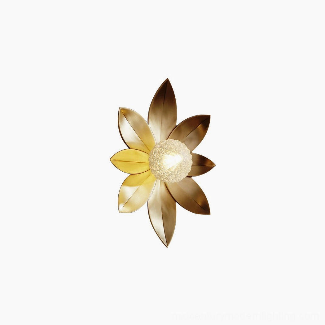 Gigi floral wall lamp, bohemian luxury home decor accent