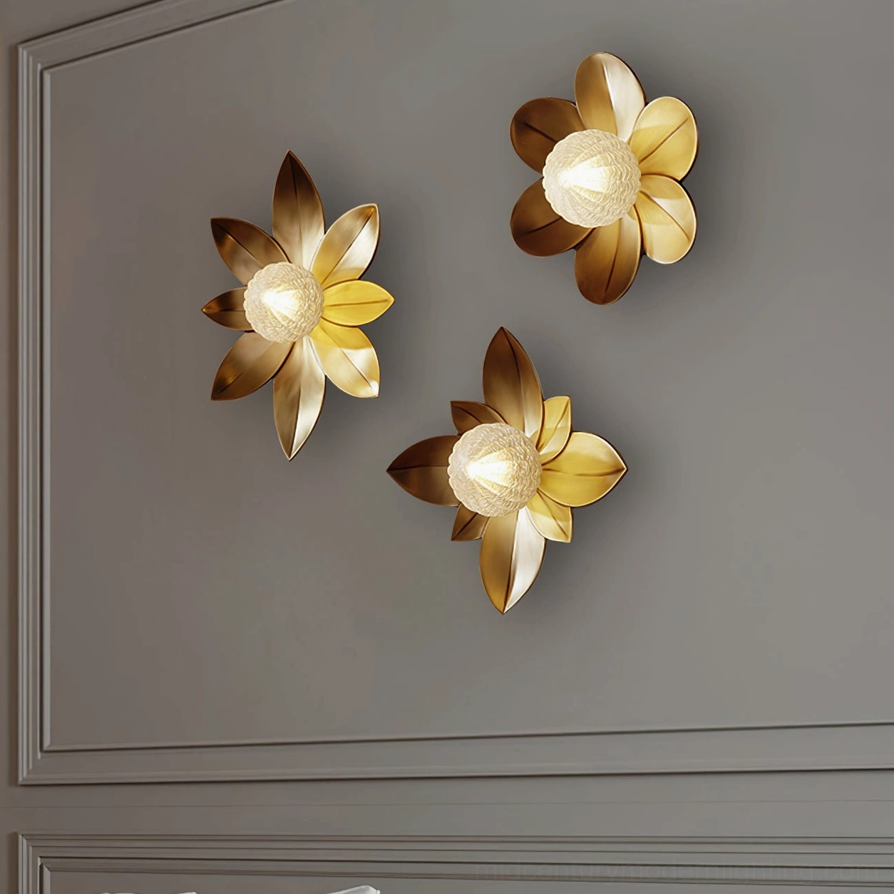 Gigi sconce hallway installation, gallery-quality accent lighting