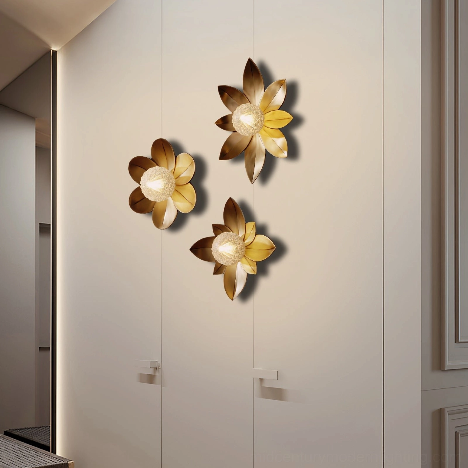 Gigi wall lamp in contemporary restaurant setting, upscale hospitality lighting