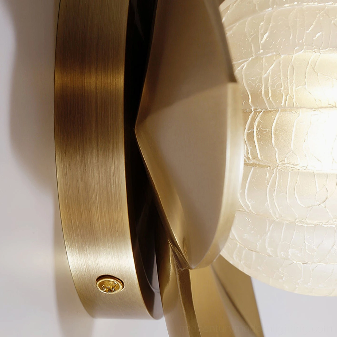 Gigi wall sconce in Scandinavian interior, warm wood tone coordination