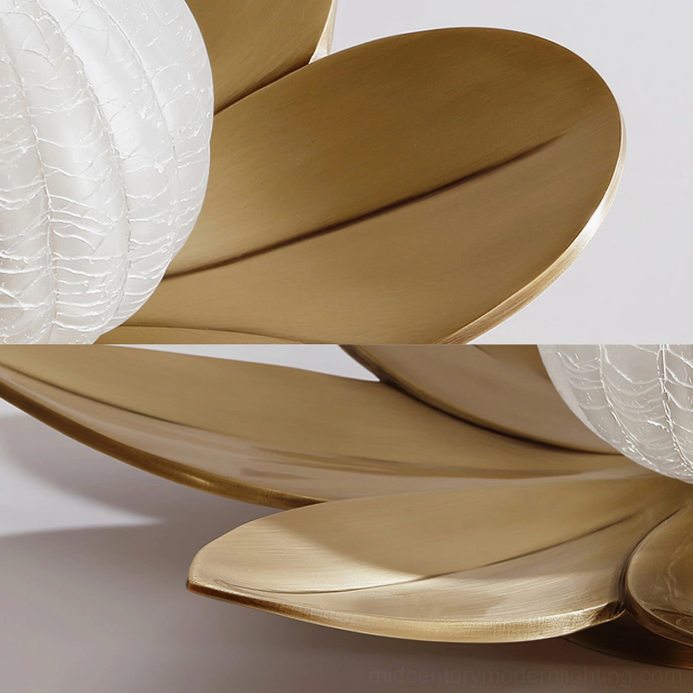 Gigi wall sconce silver leaf finish, contemporary minimalist design