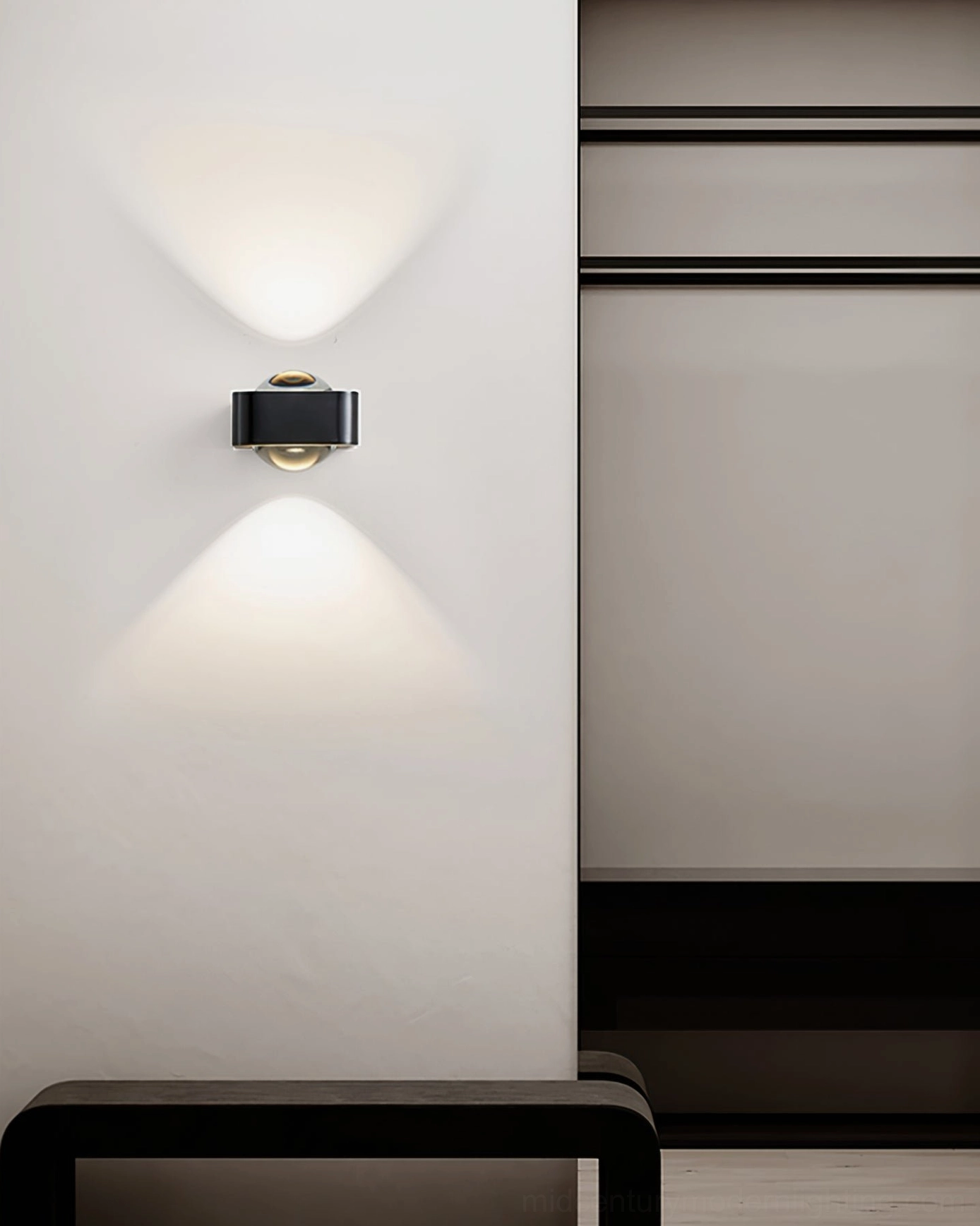 Grace LED wall lamp multiple color finishes display comparison