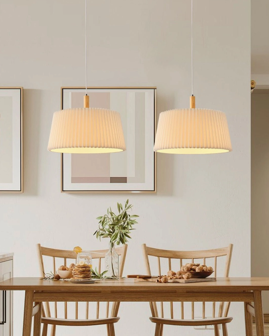 GT6 pendant light installed in residential space showcasing integration with contemporary interior design